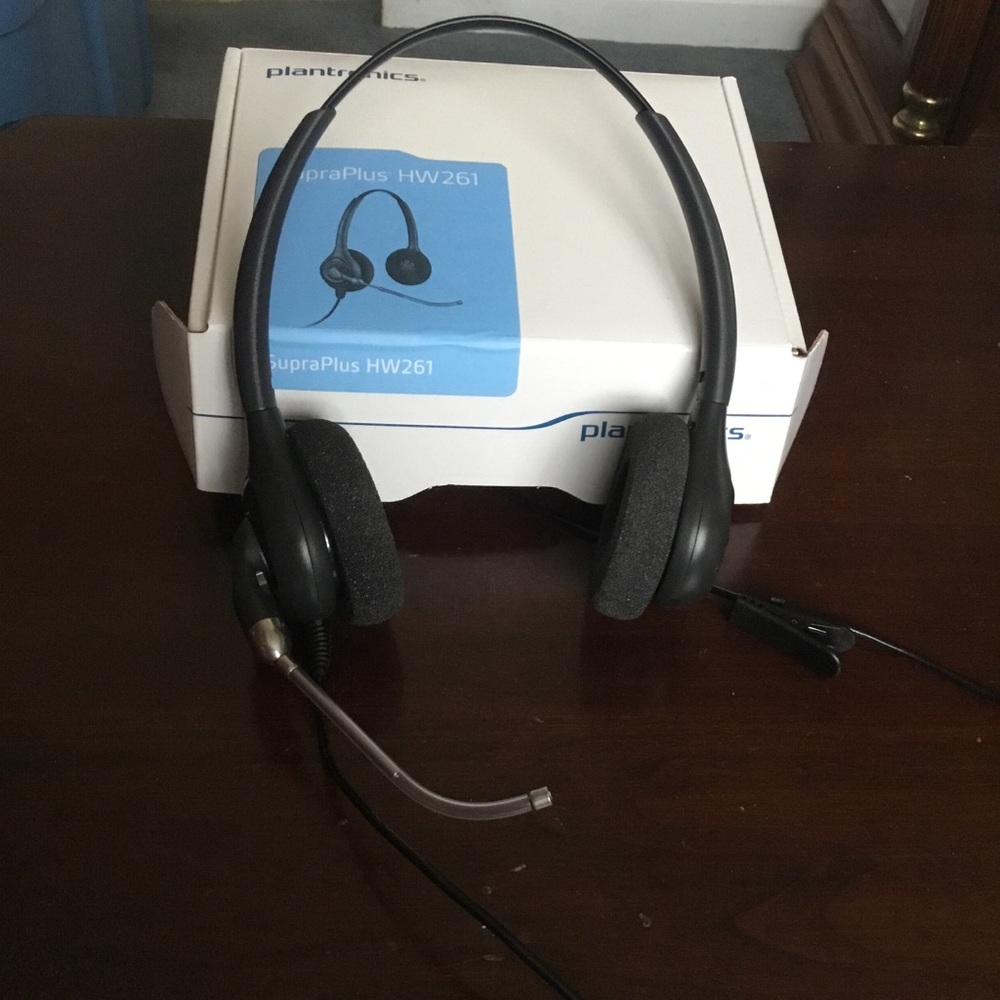 Plantronics SupraPlus Stereo Corded Headset